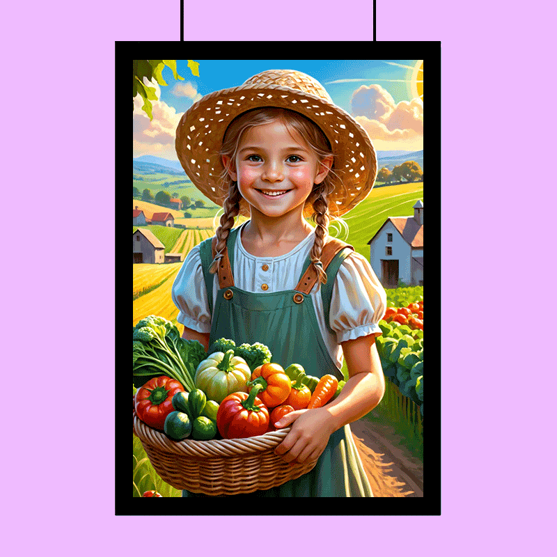 Nature’s Harvester Girl